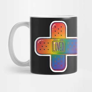 You are LOVED ~ Pride Flag Mug